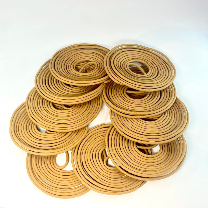 Nhang Vòng Trầm Hương-11 giờ-10 Vòng-Trầm hương Phúc Linh-Trầm Hương Nguyên Chất, Cam Kết Không Hương Liệu và Hóa Chất
