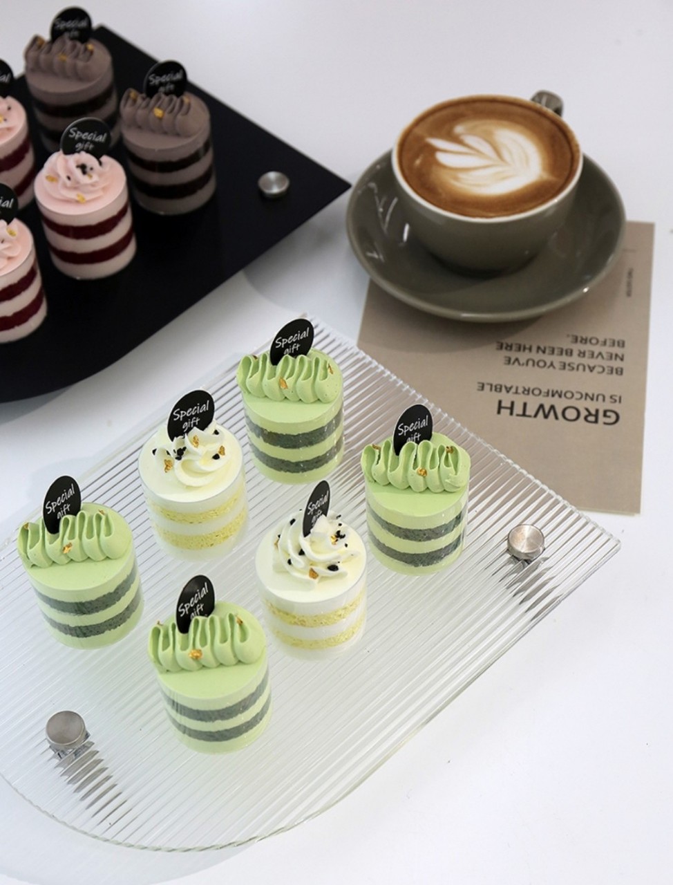 50 Ly panna cotta tròn LC-86, mousse nhỏ, tiramisu tráng miệng tiệc trà, bánh ngọt, cưới hỏi