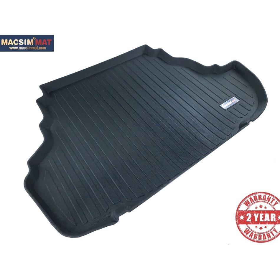 Thảm lót cốp xe ô tô Toyota Camry 2011-2017 nhãn hiệu Macsim chất liệu TPV cao cấp màu đen