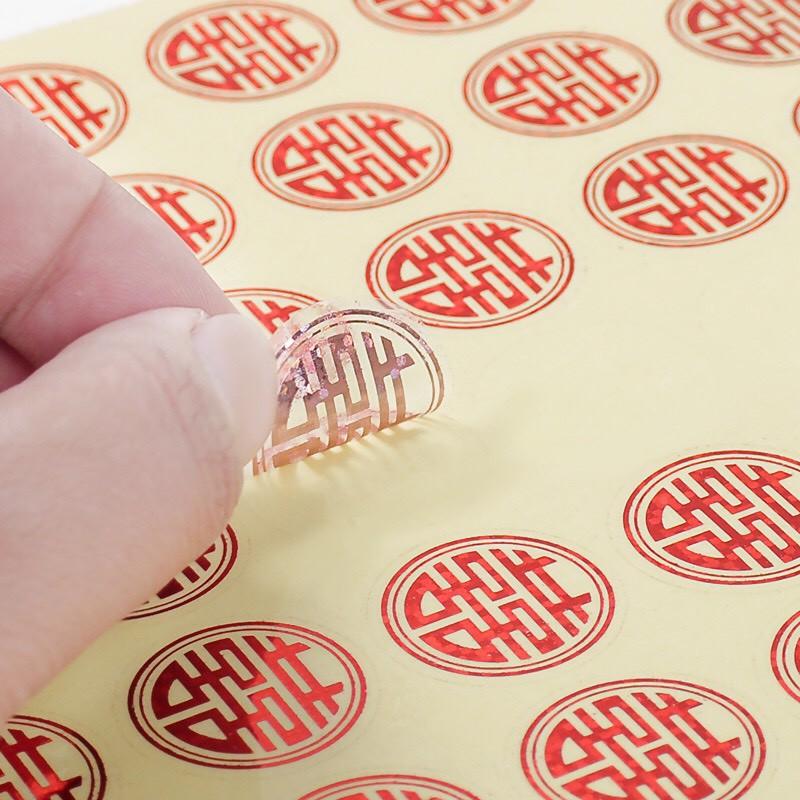 SONG HỶ DECAL DÁN TRÁI CÂY VÀ PHỤ KIỆN 50 CHỮ