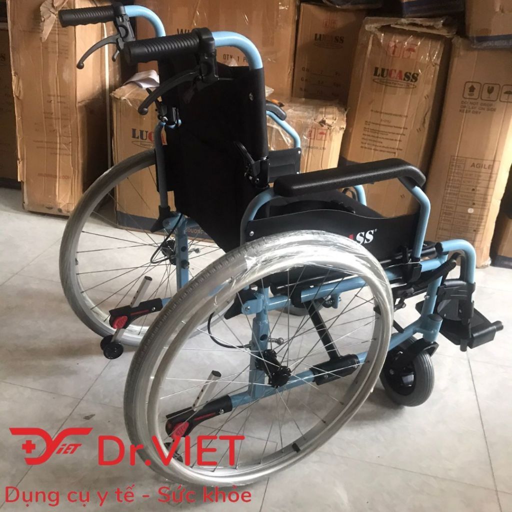 Xe lăn nhôm cao cấp Lucass X-203