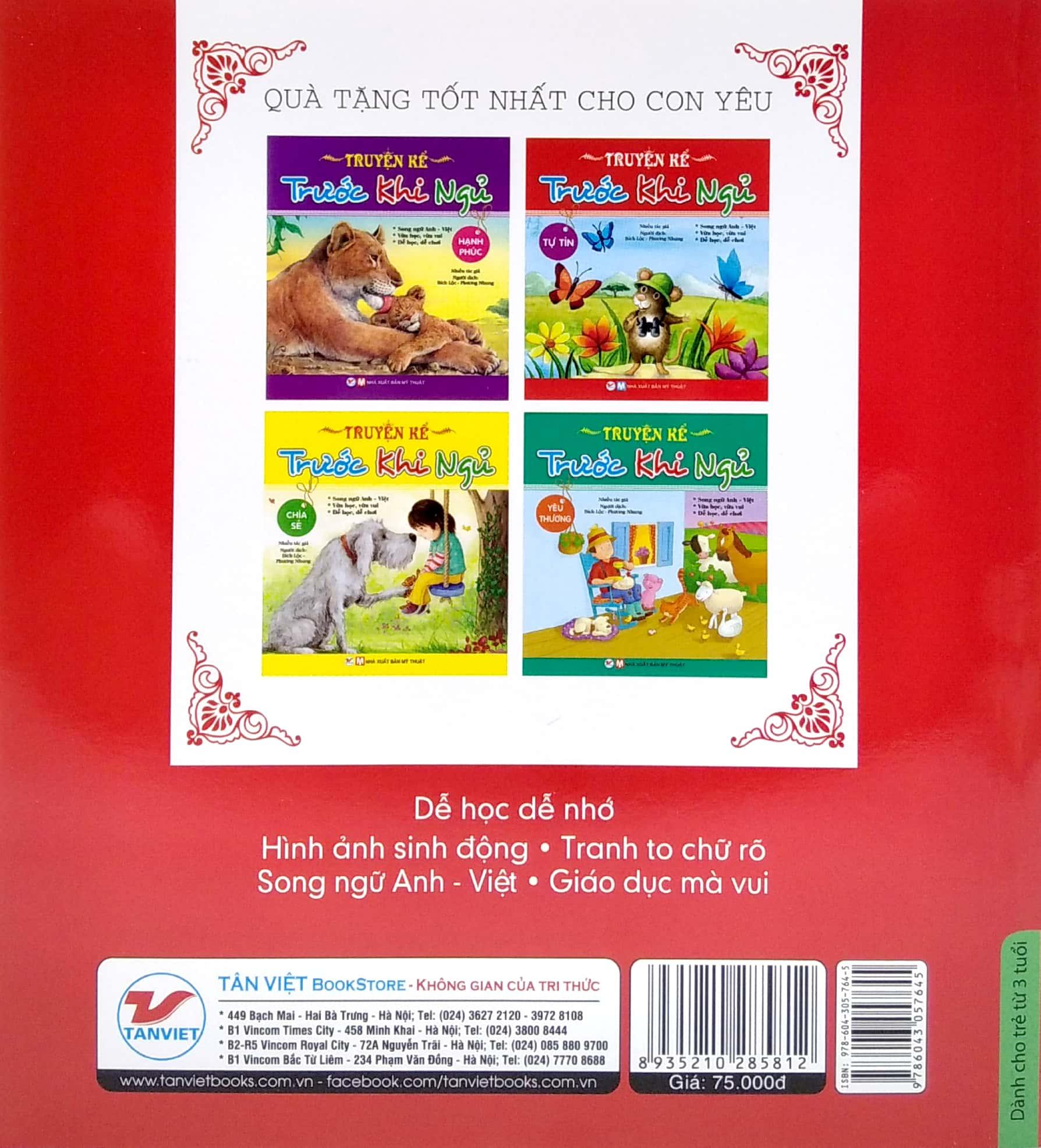 Truyện Kể Trước Khi Ngủ - Tự Tin (Song Ngữ Anh - Việt)