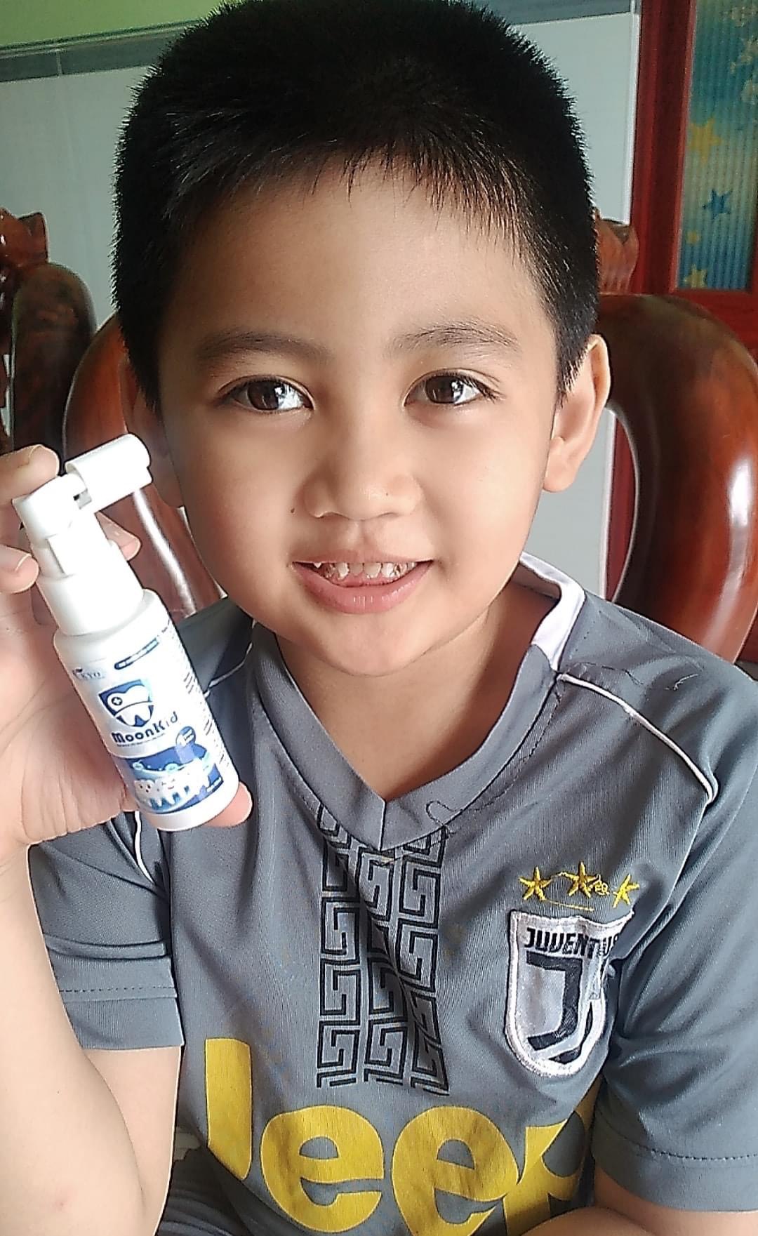 Xịt Ngừa Sâu Răng MOONKID, giảm đau răng, ngăn ngừa sâu răng, hà răng cho bé - 30ml