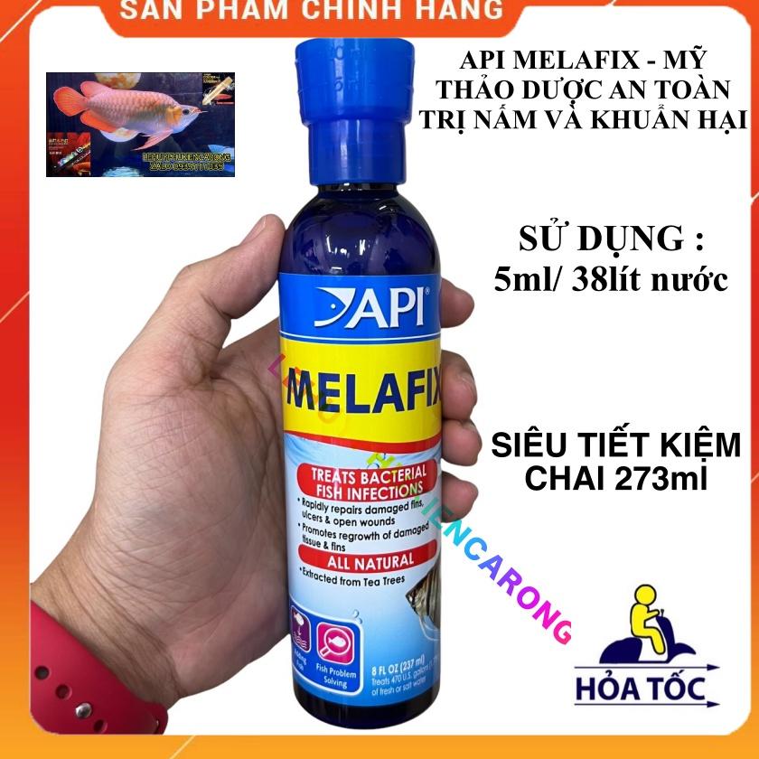 MELAFIX Dung Dịch Chữa Nấm Và Khuẩn Hại Cho Cá Cảnh Chai 118ml, 237ml, 473ml Chính Hãng API MỸ