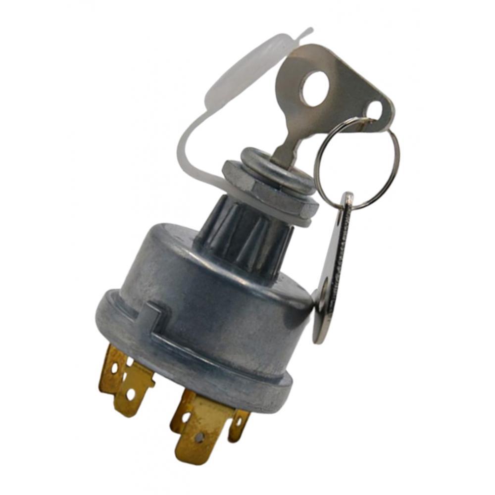 4 Position Universal Ignition Switch w/ Keys for Lucas 12/24V 128SA Tractor