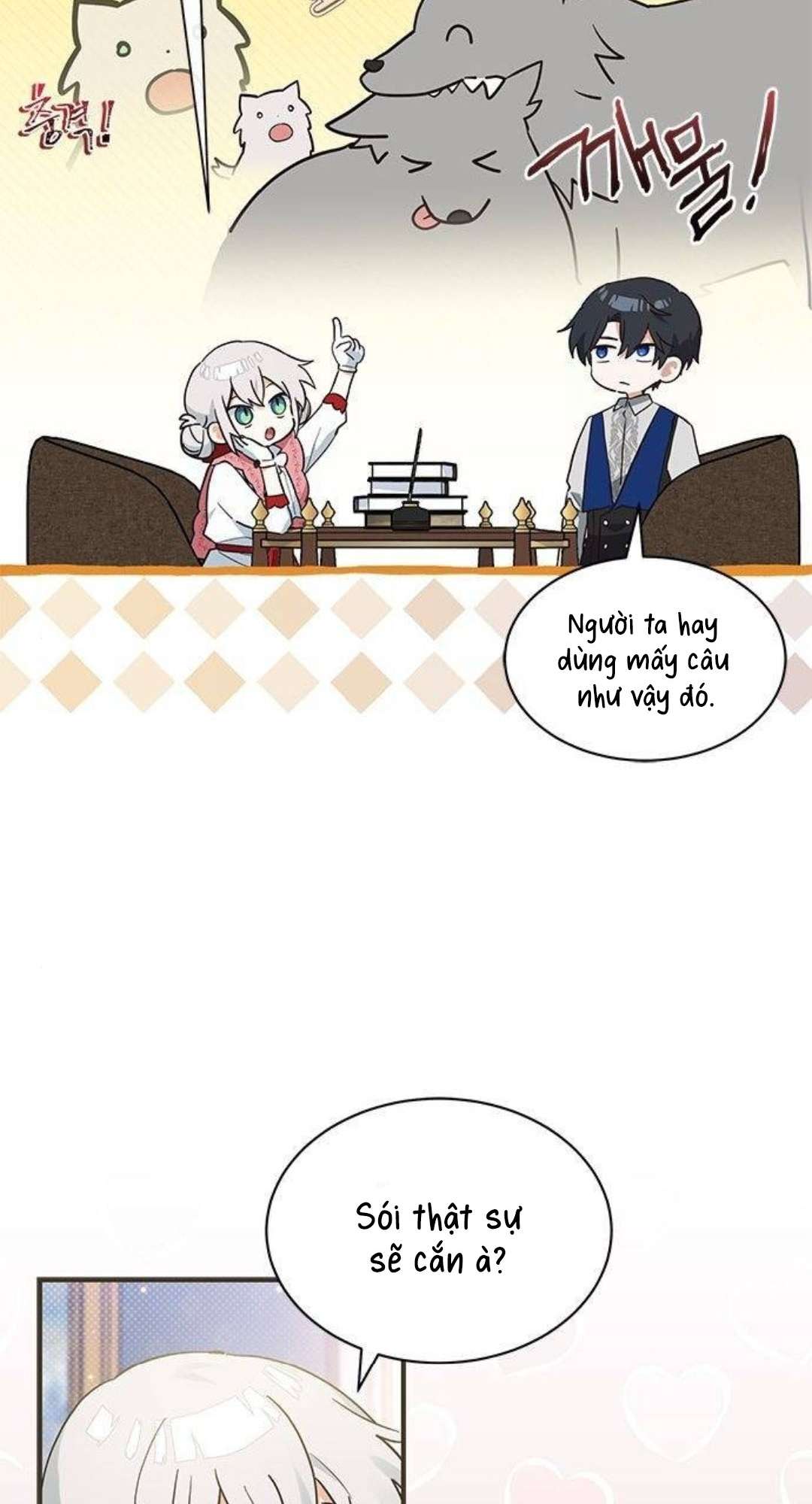 mèo con được gia tộc sói nhận nuôi? chapter 23 14