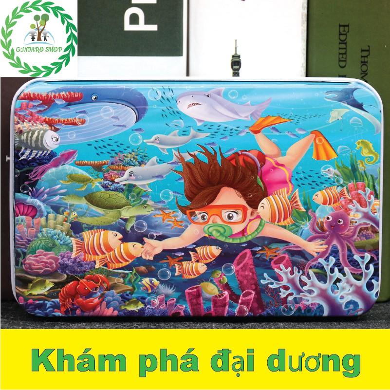 Đồ chơi xếp hình chất lượng cao puzzle , Bộ xếp hình bằng gỗ 60 miếng đa dạng hình ảnh GINTARO SHOP