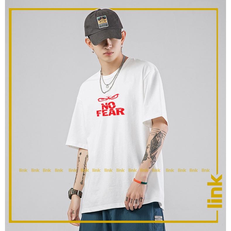 Áo tay lỡ NO FEAR chữ kiểu dáng rộng unisex