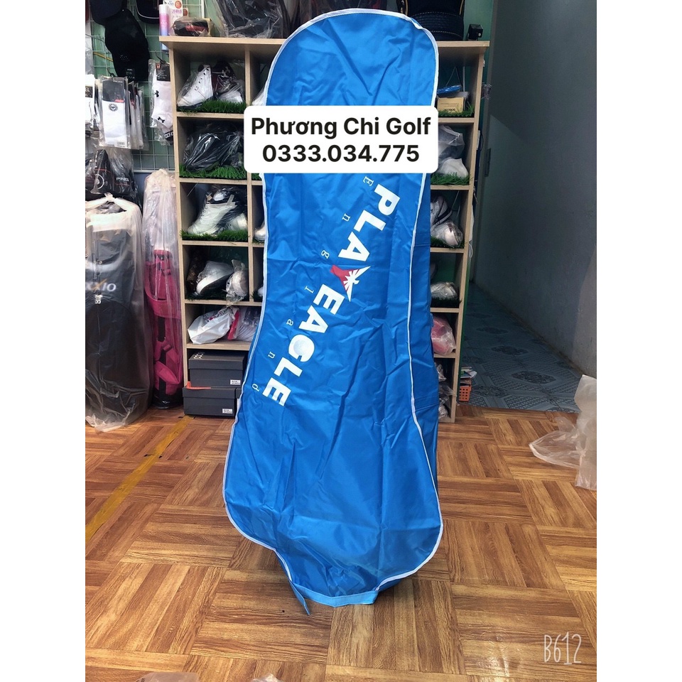 Cover Túi Đựng Gậy Golf Che Mưa Chất Vải Bạt Chống Nước Bọc Túi Hàng Không Golf Tiện Lợi