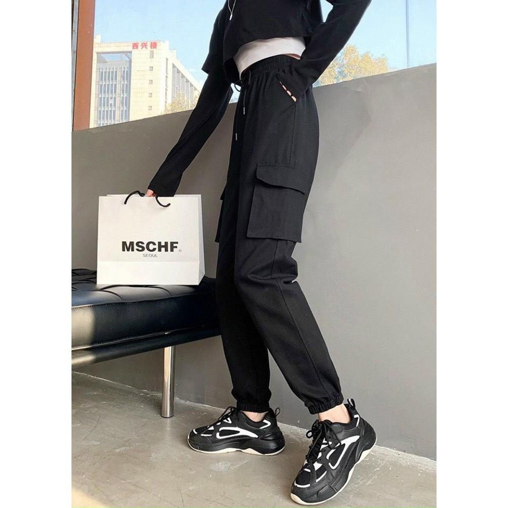 Quần túi hộp nam chất vải kaki trơn dày dặn y hình