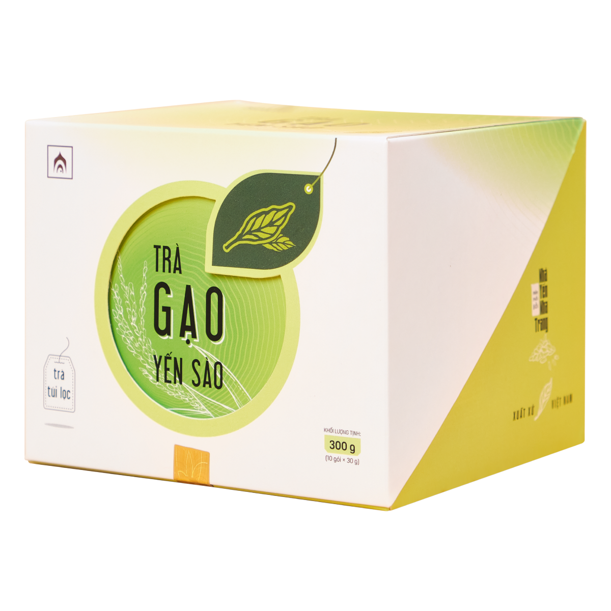 Thùng 24 Hộp Trà Gạo Yến Sào - Nhà Yến Nha Trang - Hộp 10 Gói - Trà Túi Lọc - Trà Thanh Nhiệt - Trà Gạo Lứt Huyết Rồng - Trà Yến - Hàng Chính Hãng