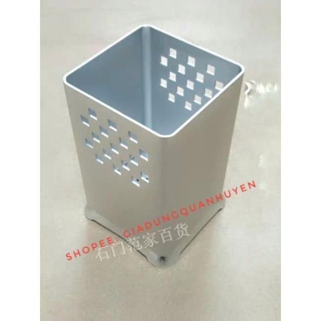 Ống cắm đũa hợp kim nhôm trống bám bẩn hàng xuất nhật cao cấp