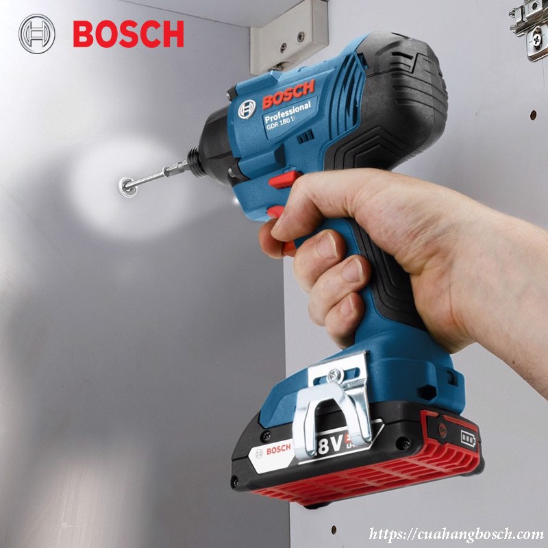 Máy vặn vít BOSCH GDR180-LI (18V*2. 1.5AH)/06019G51K0