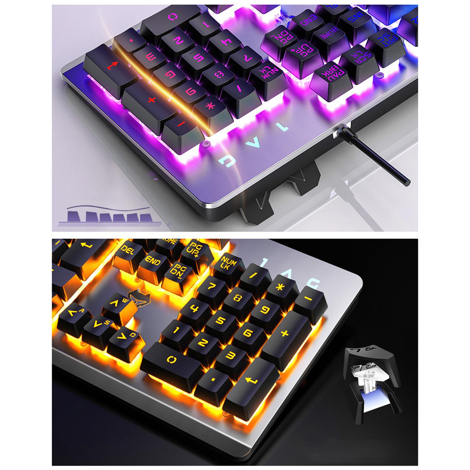 USB Wired Gaming Keyboard Universal 104 Keys