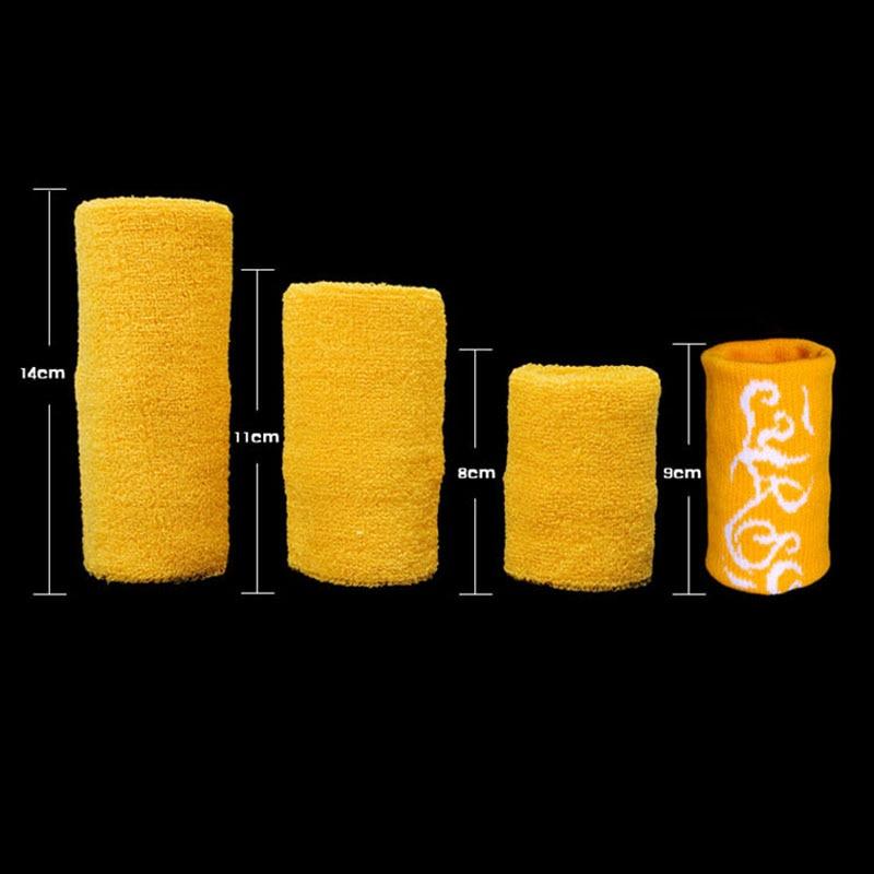 1pc Cotton Wristband Sport Sweatband Hand Band Sweat Wrist Protector Wristband Running Basketball Volleyball Tennis Wrist Brace