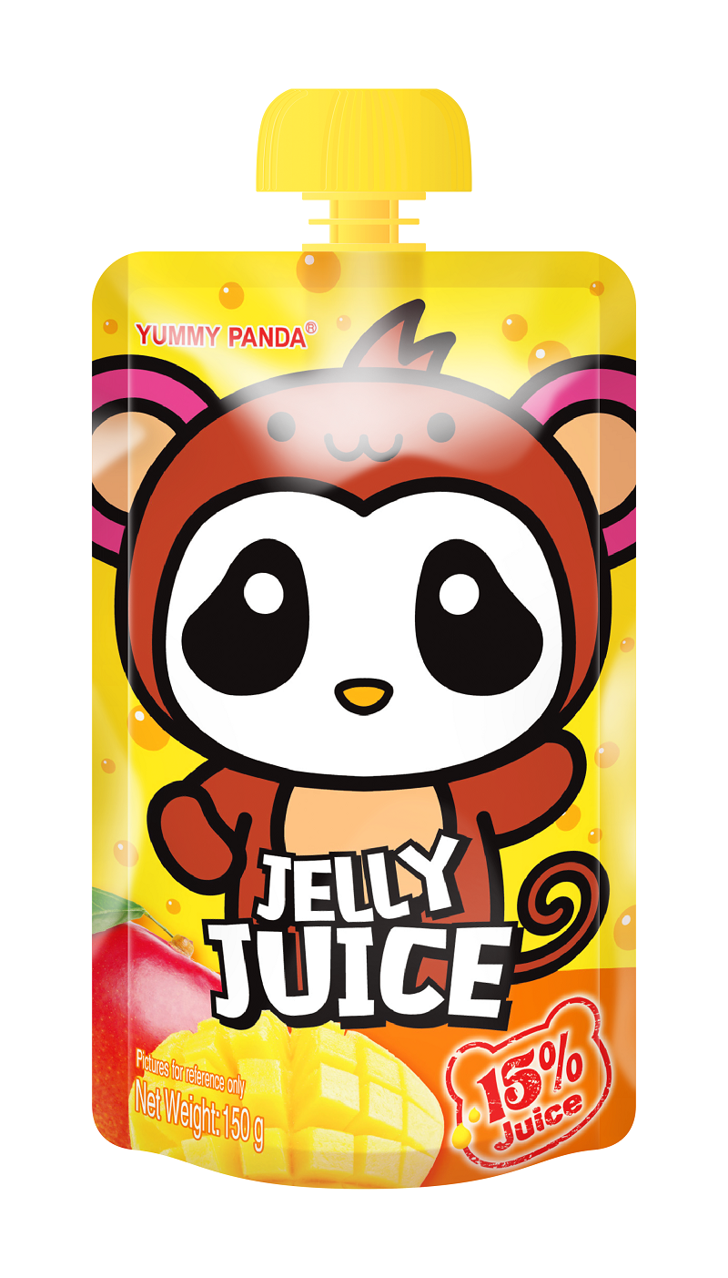 Thùng 36 túi Thạch uống trái cây YUMMY PANDA 150g