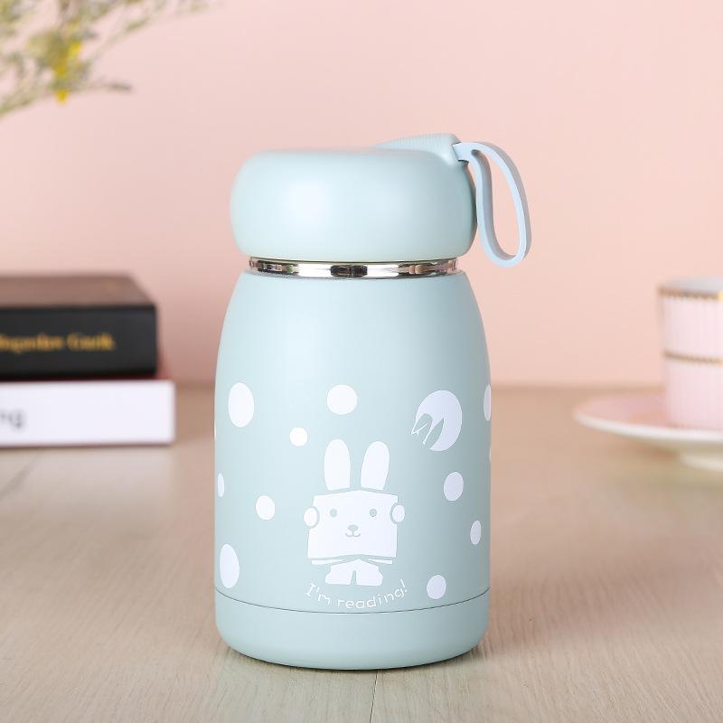 320ML Trẻ Em Giữ Nhiệt Dễ Thương Cà Phê Máy Hút Bình Thép Không Gỉ 304 Du Lịch Uống Nước Thermoses Ly Và Cốc Cho trẻ Em