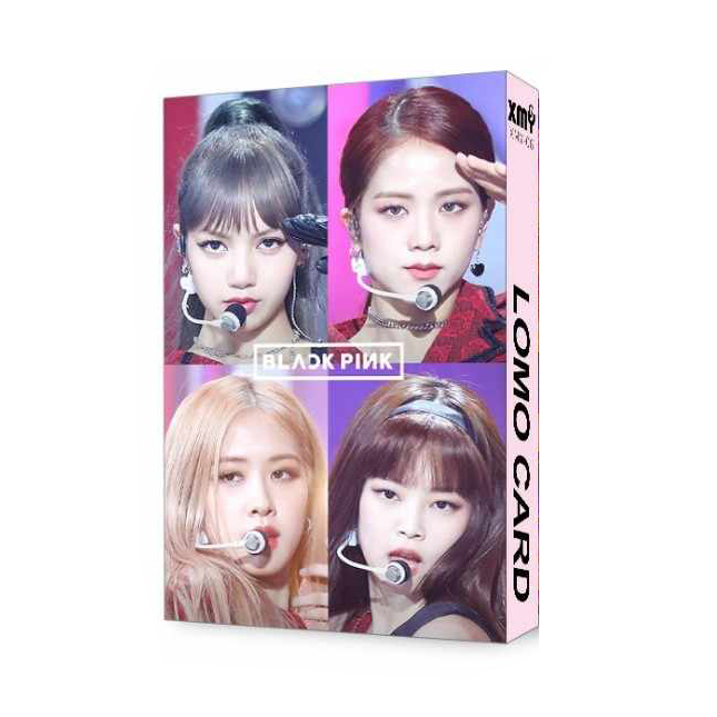 Lomo Blackpink hộp thẻ ảnh nhóm Blackpink