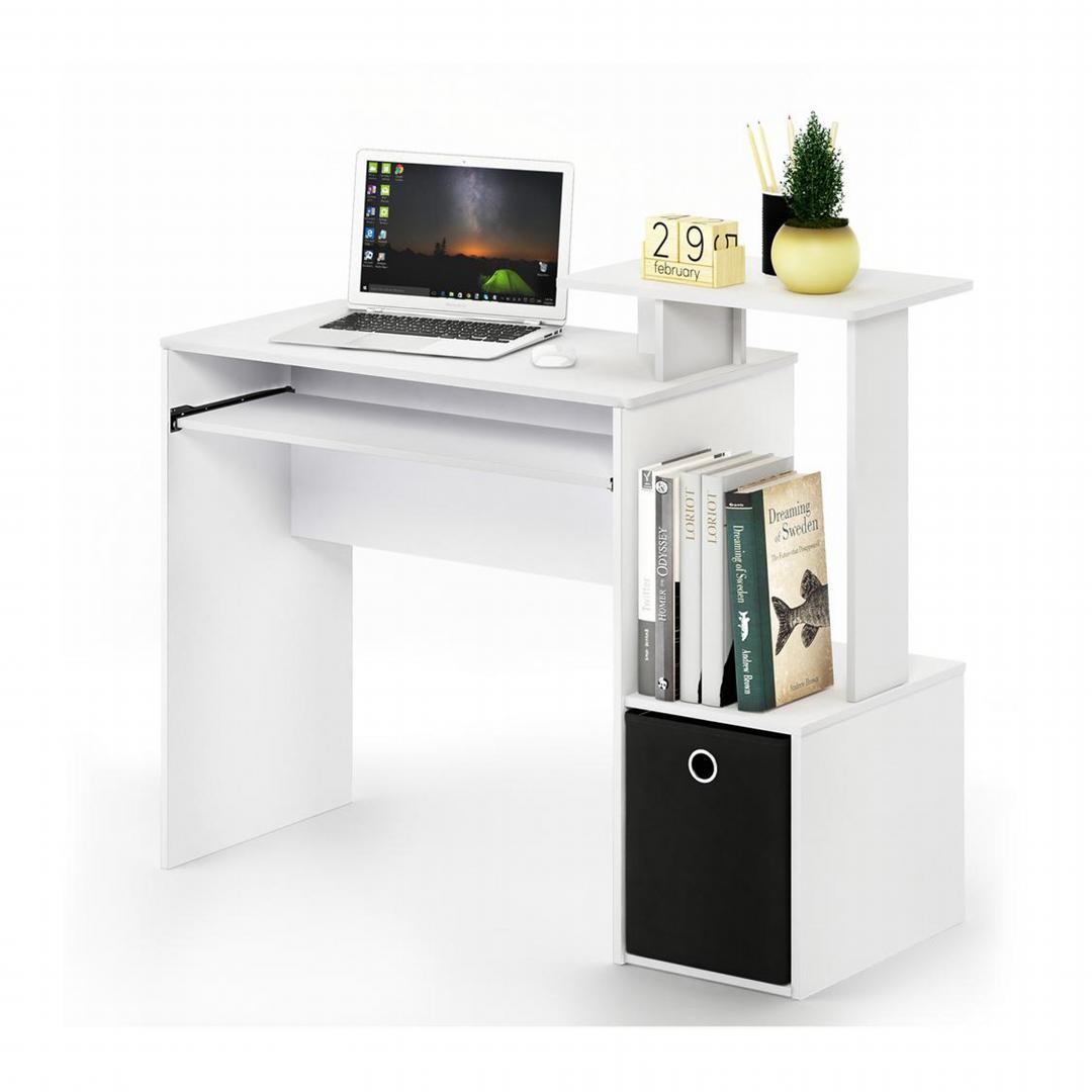 Bàn làm việc bằng gỗ kiểu dáng nhỏ gọn SMLIFE Diahann
