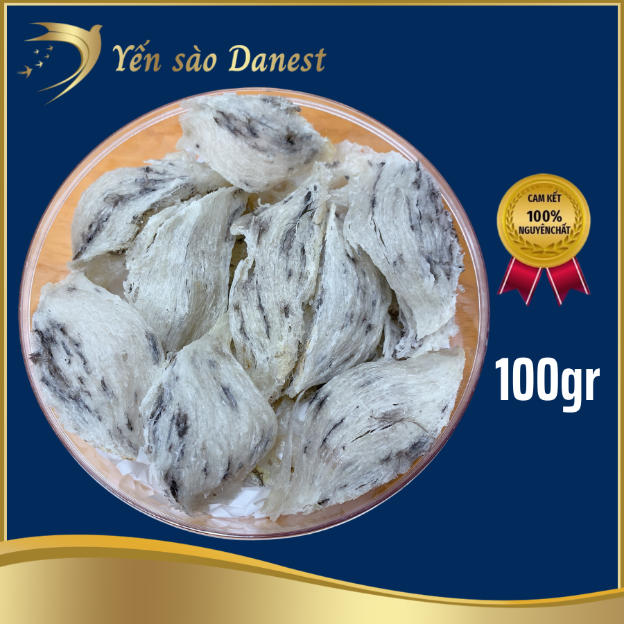 Yến thô bể nhẹ hộp 100gr- Mua yến giá tiết kiệm - Ăn yến giúp sạch phổi - Tặng kèm đường táo nhíp - Yến sào Đỗ Thị Toán