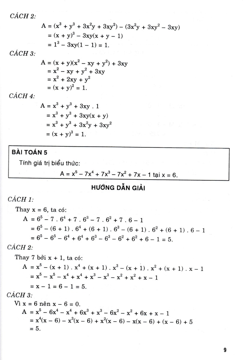 Giải Bằng Nhiều Cách Các Bài Toán Lớp 8  _HA