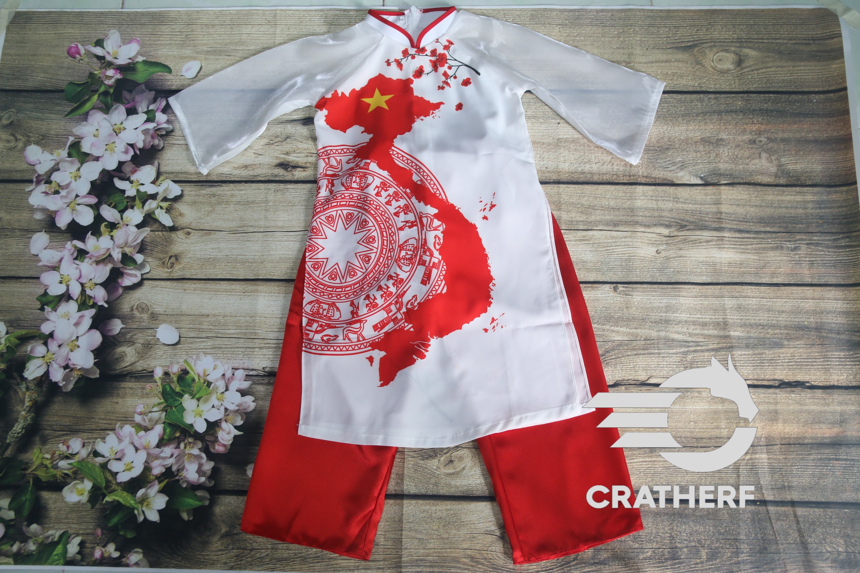 Áo dài tết cách tân cho bé gái, bé trai