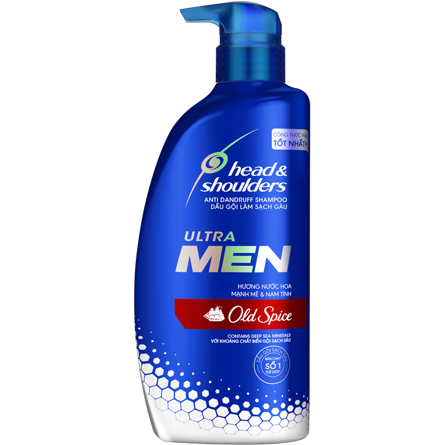 Dầu Gội Head &amp; Shoulders Men Hương Nước Hoa Old Spice 650ml