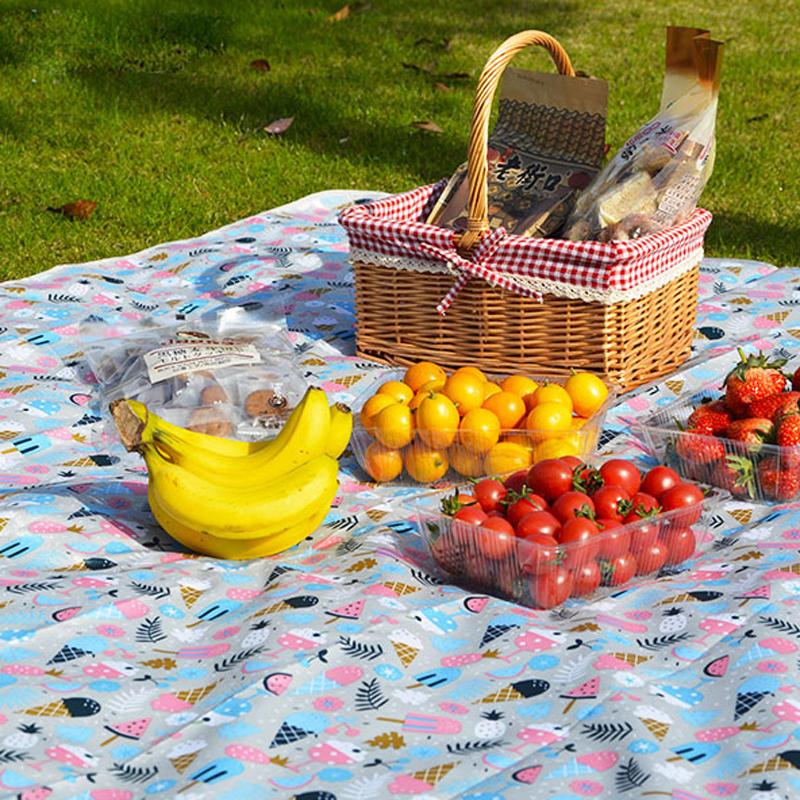 Trẻ Em Thảm Picnic Kid Cắm Trại Alpaca Con Cú Thảm Bãi Biển Lều Chăn Cho Bé Thảm Ngoài Trời Miếng Lót