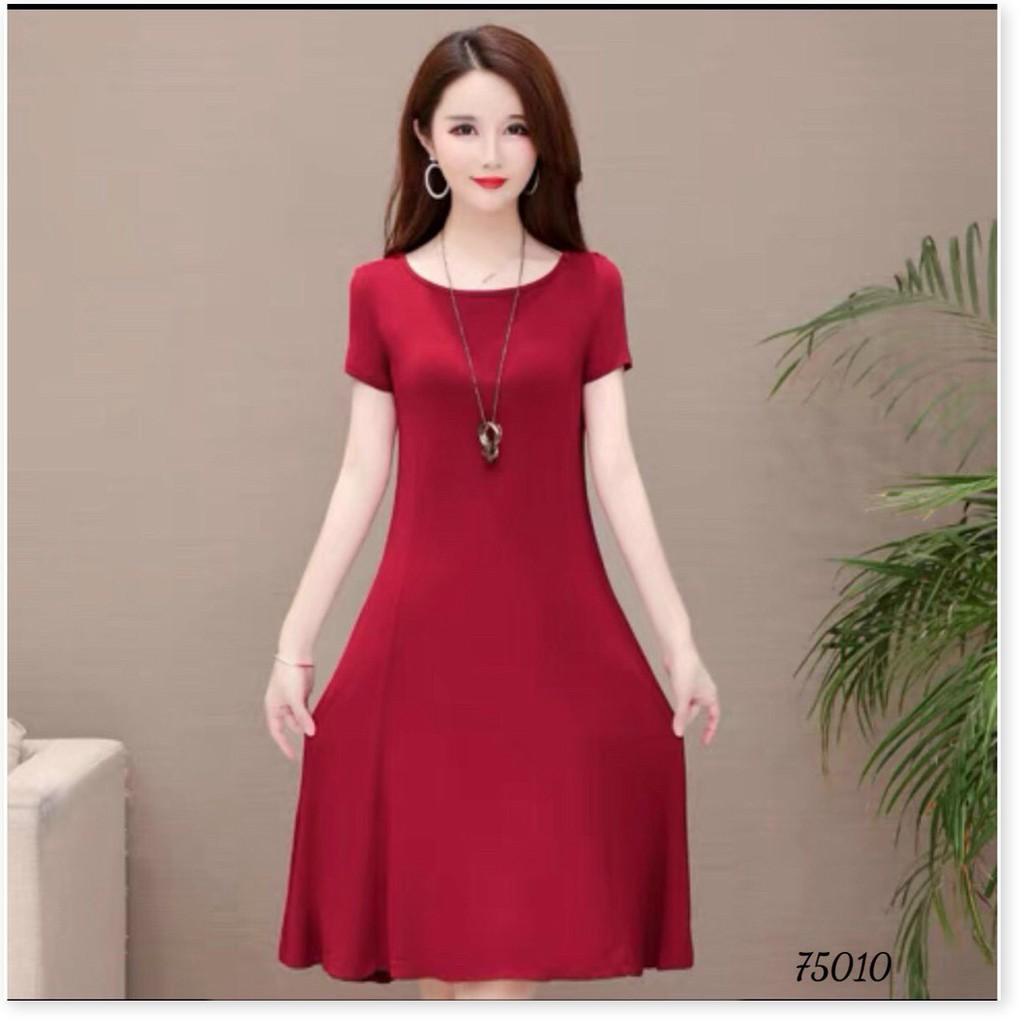 ĐẦM ĐŨI QUÃNG CHÂU,THIẾT KẾ HỌA TIẾT TRƠN NHƯNG KHÔNG KÉM PHẦN SANG TRỌNG LANA FASHION