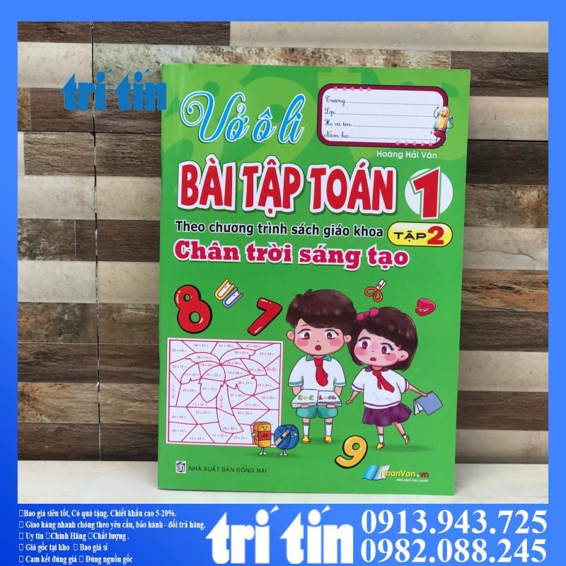 Vở oly BÀI TẬP TOÁN 1 CHÂN TRỜI SÁNG TẠO