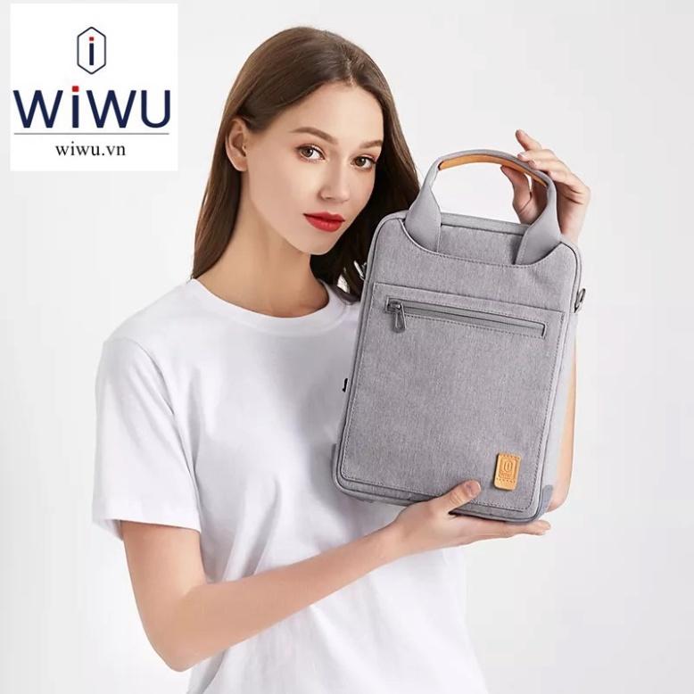 Túi sách dọc Wiwu Pioeer Cho Máy tính bảng Pro 12.9/11in  M1, Laptop, Macbook,  Surface Pro chống sốc tặng quai đeo chéo - 12.9inch