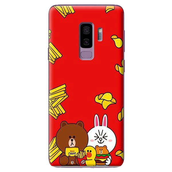 Ốp Lưng Điện Thoại Dành Cho Samsung Galaxy S9 Plus - Gấu Thỏ Line Khoai Tây