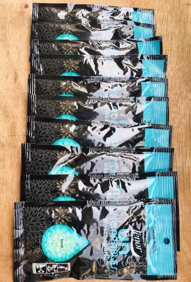 Set - 10 Viên Xả Vải Khô Lenor Unstoppables Fresh Waschepar - Gói 30G