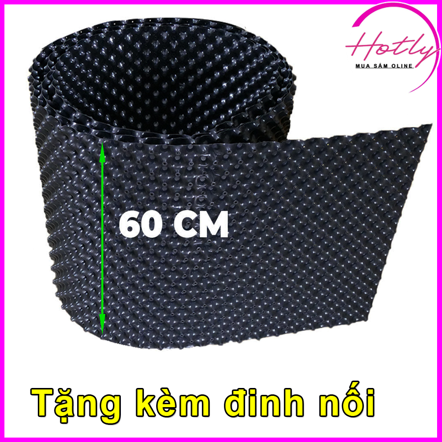 Bầu ươm cây V6 CAO 60CM dày 6mm, cắt theo mét dài khách đặt, tặng ốc vít-77903