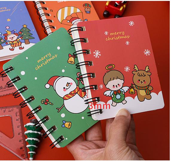 Sổ mini Noel Xmas đẹp ghi note cầm tay nhiều trang giấy tiện lợi làm quà tặng xinh giá rẻ