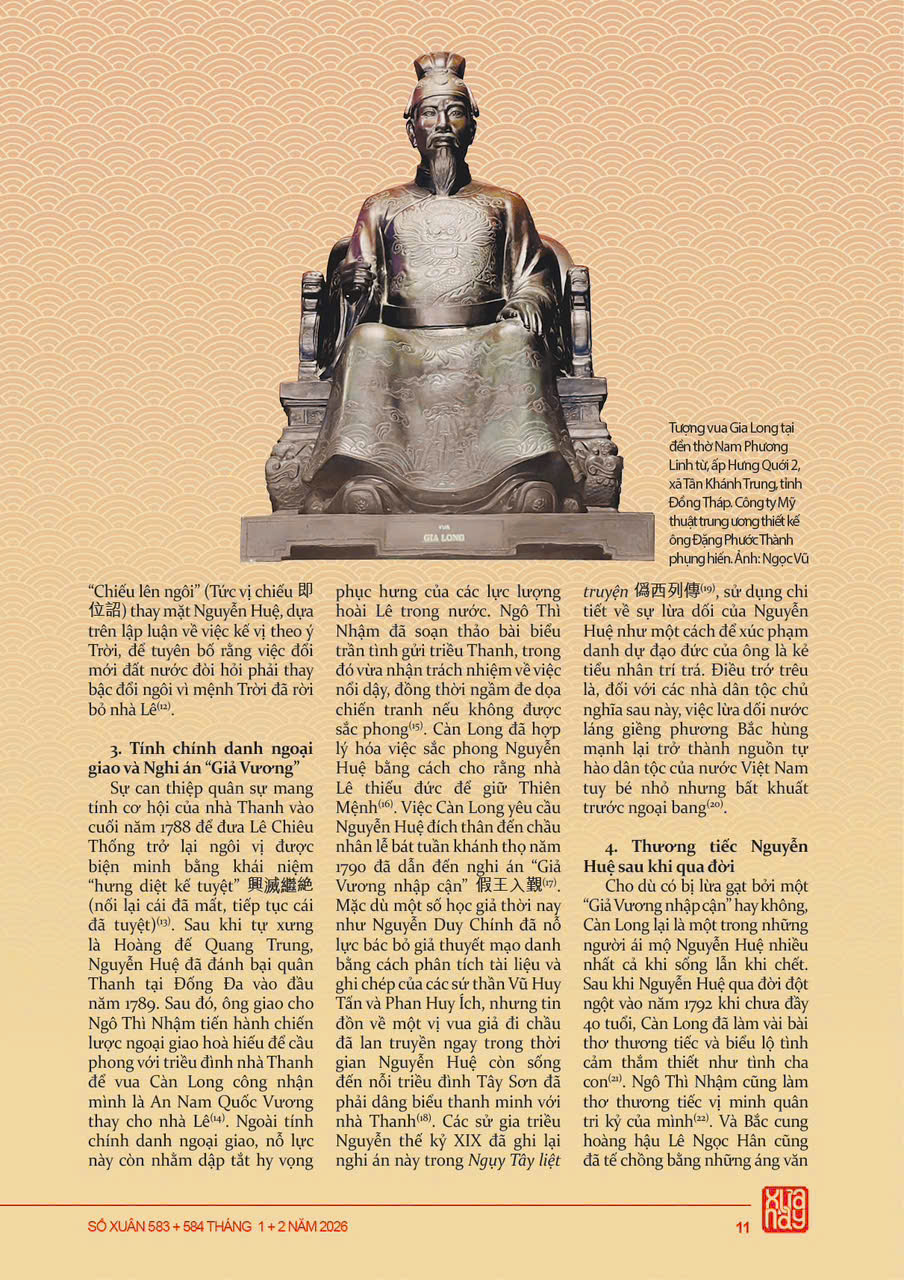 (Tháng 1, 2/2026 – Số Tết) TẠP CHÍ XƯA &amp; NAY – In màu toàn bộ – Cơ quan Hội Khoa học Lịch sử Việt Nam