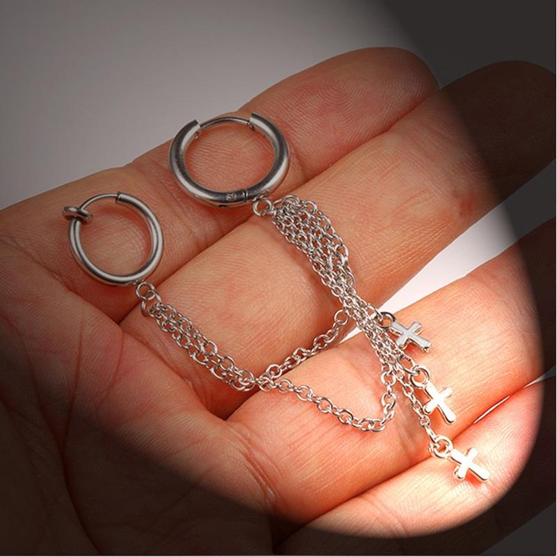 Bông tai unisex mạnh mẽ phóng khoáng 1 chiếc