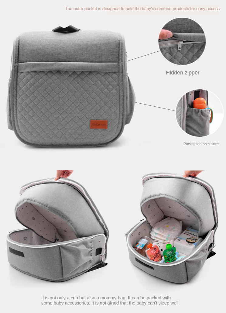 Giường nôi trẻ sơ sinh Mommy Bag Backpack Diaper Bag