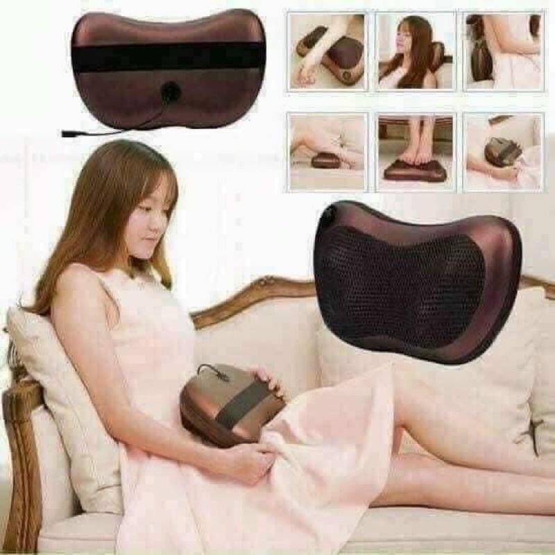 GỐI MASAGE HỒNG NGOẠI 8 BI HÀN QUỐC