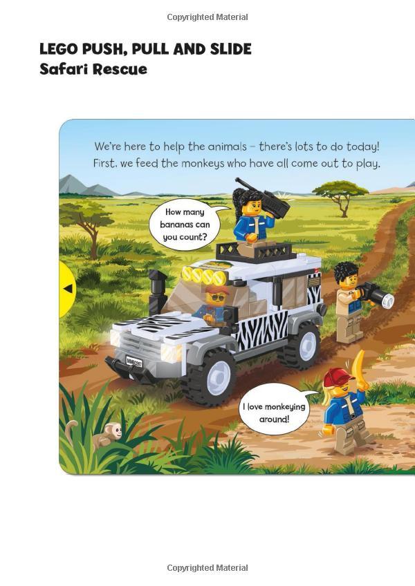 LEGO City. Safari Rescue: A Push, Pull And Slide Book