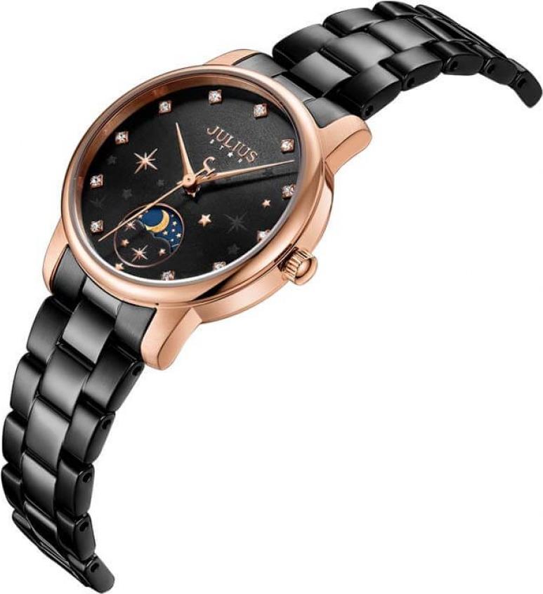 Đồng Hồ Nữ JS-029D Kính Sapphire Julius Star Hàn Quốc