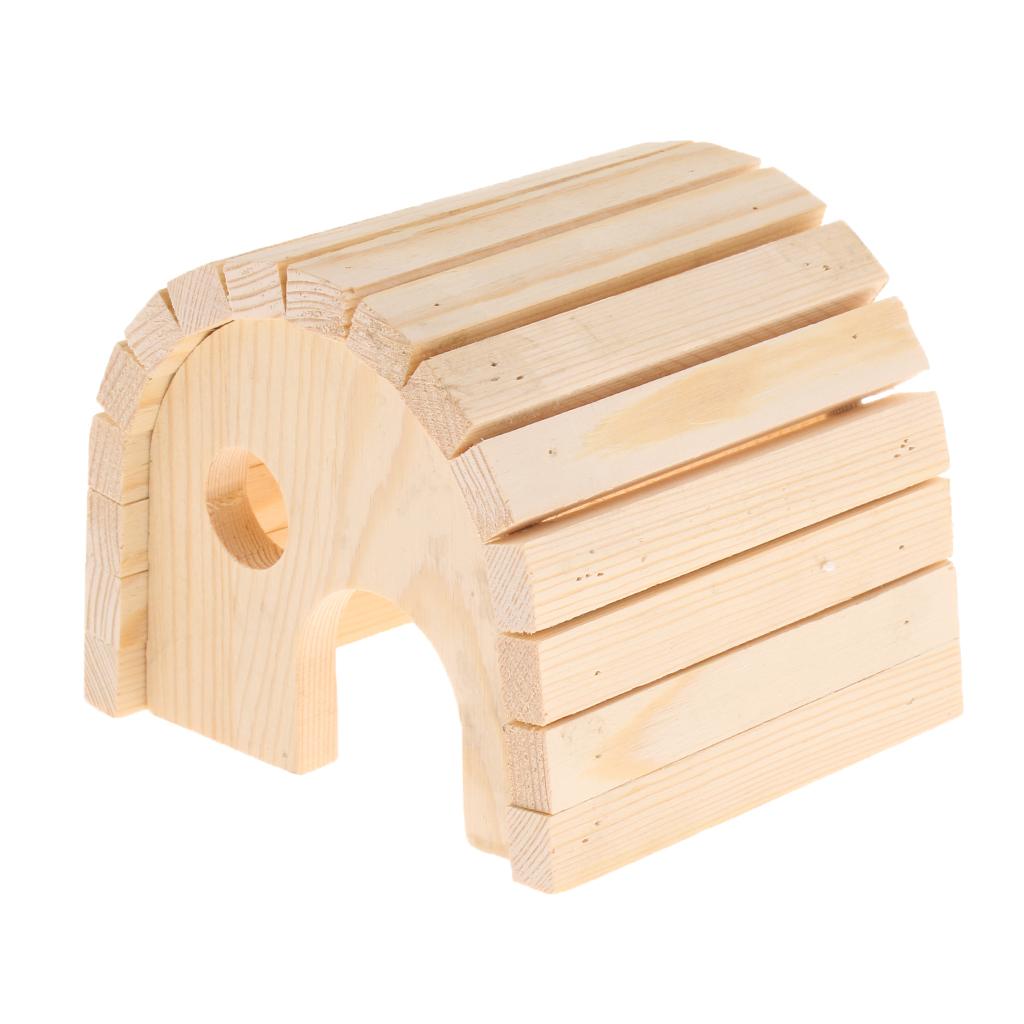 Wooden Hamster House Hamster Toy Gerbil Chew Toys Small Pets House