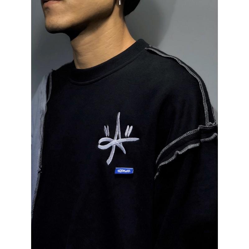 Áo sweater unisex AZIER thiết kế độc lạ / vải nỉ mỏng thoáng