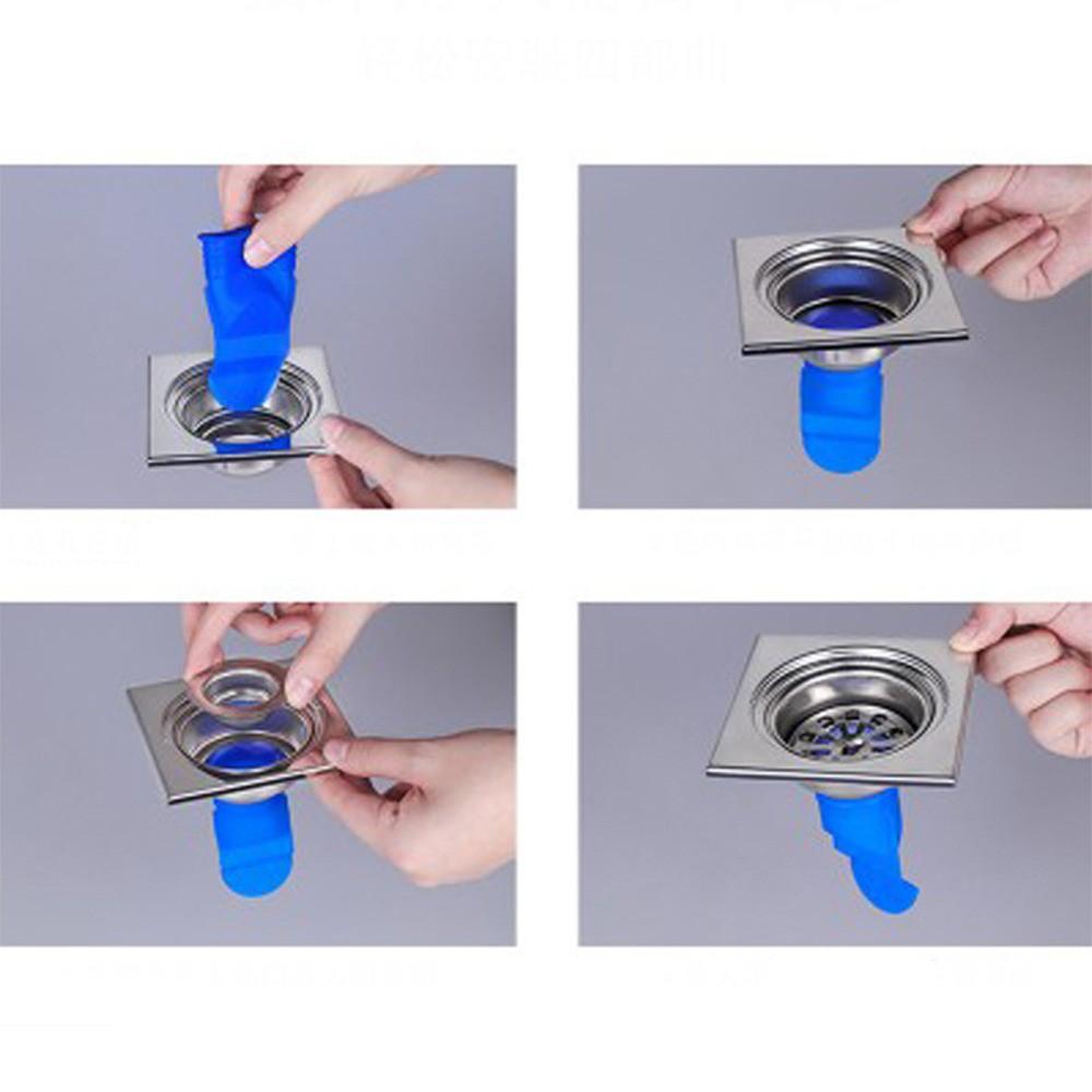 Nắp Silicon Bịt Ống Cống, Chặn Ngăn Mùi Hôi Thoát Sàn - Chống Trào Ngược Nước, Côn Trùng, Khí Hôi