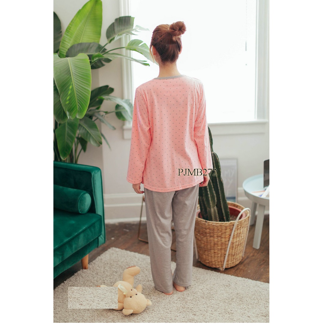 BỘ MẶC NHÀ DÀI TAY PJMB272