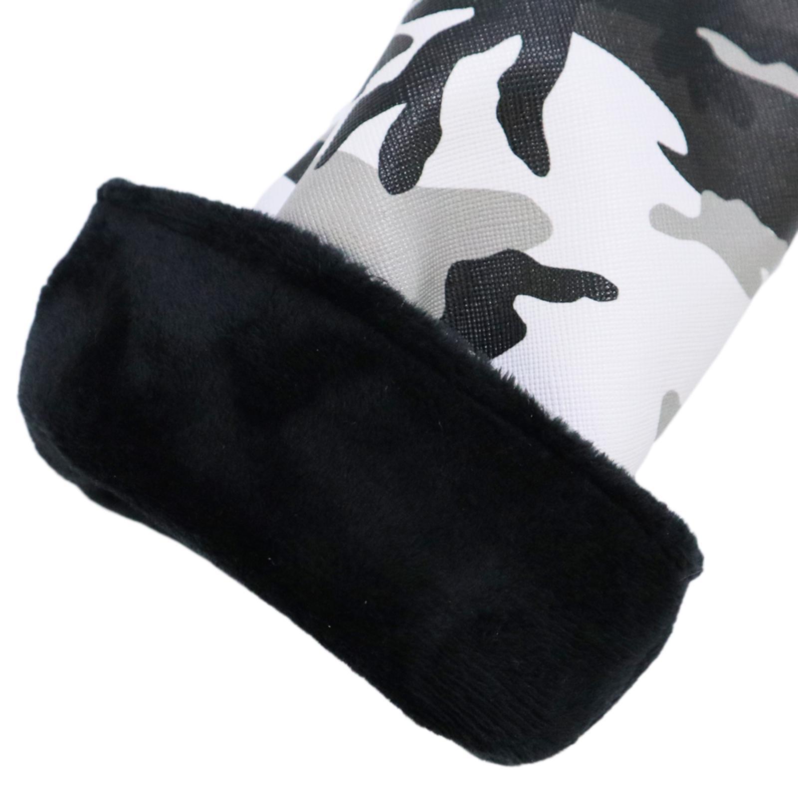 3pcs Golf Head Covers Driver Fairway Wood Hybrid Cover with Number Tag