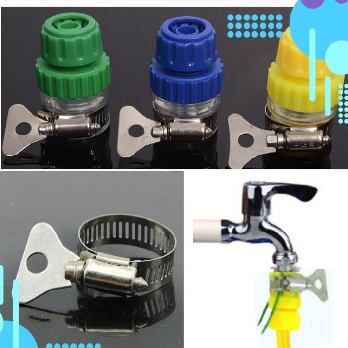 Bộ dây vòi xịt ️bơm nước phun sương️ , tăng áp 3 lần, loại 20m 206318 đầu đồng,đai,+ đai