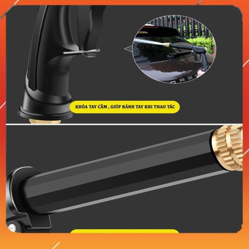 Bộ dây và vòi xịt rửa xe tưới cây tăng áp,vòi xịt rửa,vòi tưới cây 810-2576-1