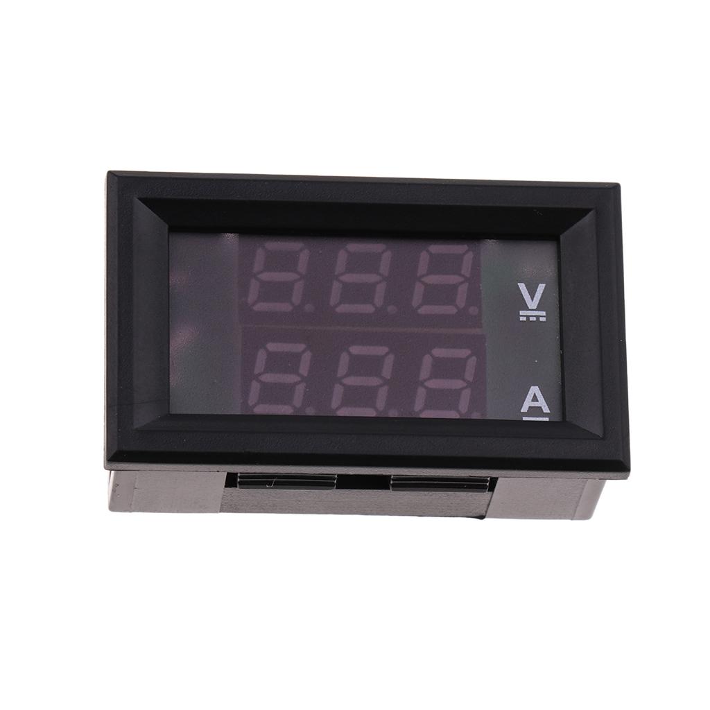 Dual LED Digital Voltmeter Ammeter Current Volt Meter Gauge Tester 0-50A