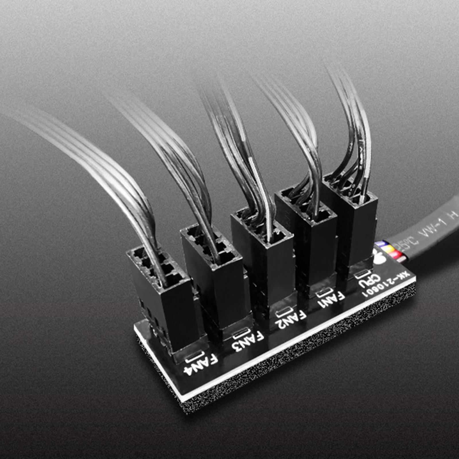 PC Fan Splitter Internal Fans & Cooling 1PC 5V Fan Splitter Splitter Adapter